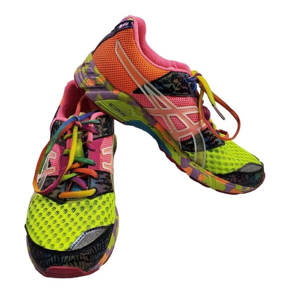 Asics Gel Noosa Tri 8 Womens 7.5 Running Shoes Athletic Multicolor T356N - Picture 1 of 8